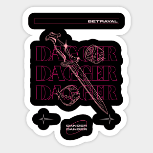 Dagger Sticker